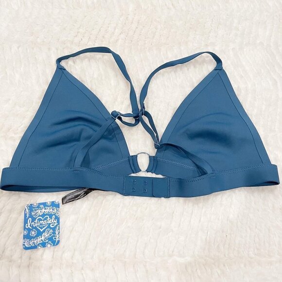 Free People intimately Oh Scuba Bralette Midnight Cowboy Blue - Picture 3 of 3
